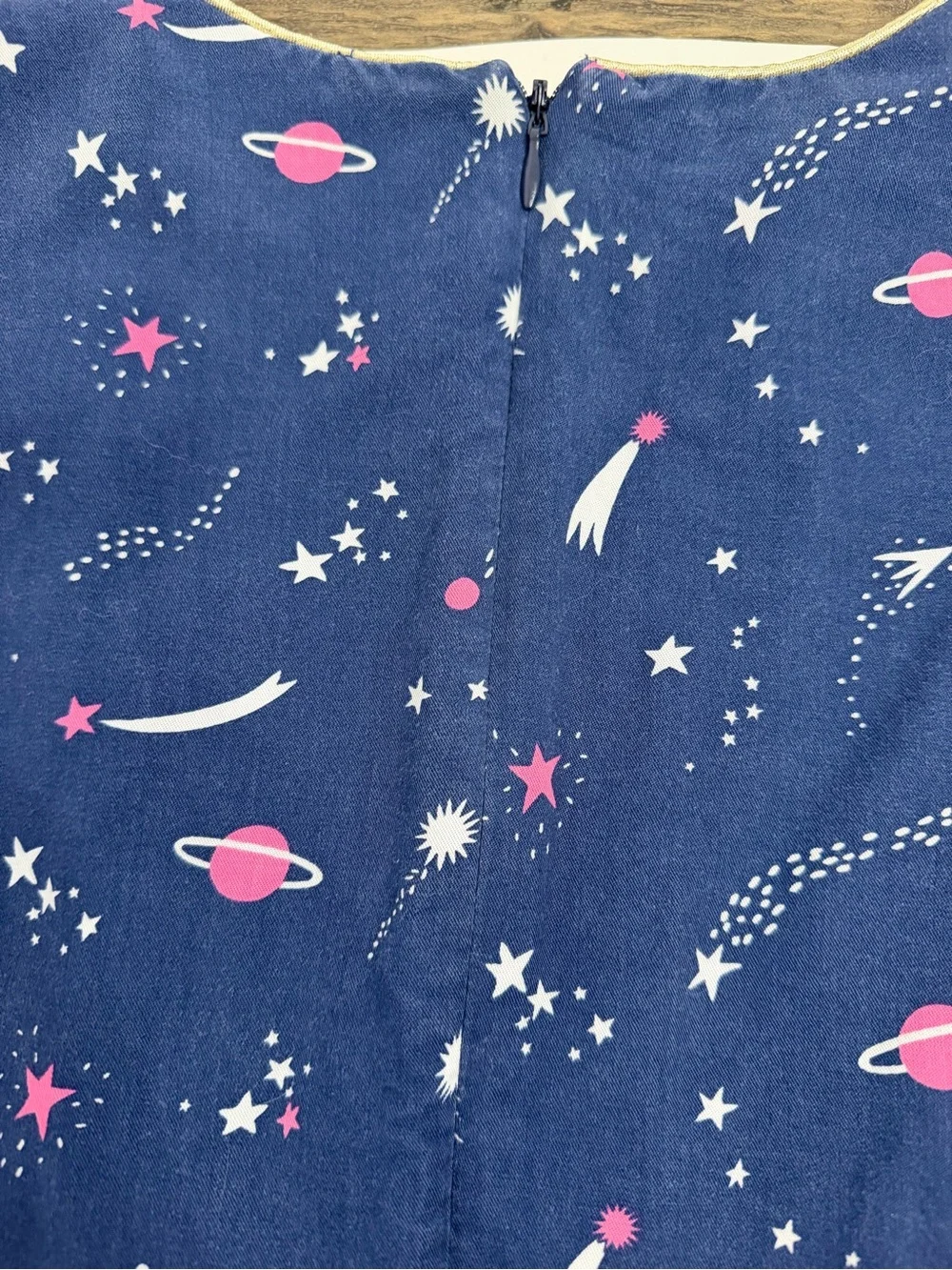 Mini Boden space print long sleeve dress size 11/12